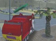 Insula curat camionul de gunoi sim